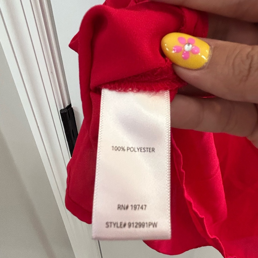 The Pioneer Woman Vibrant Red Tank Top - Picture 5 of 5